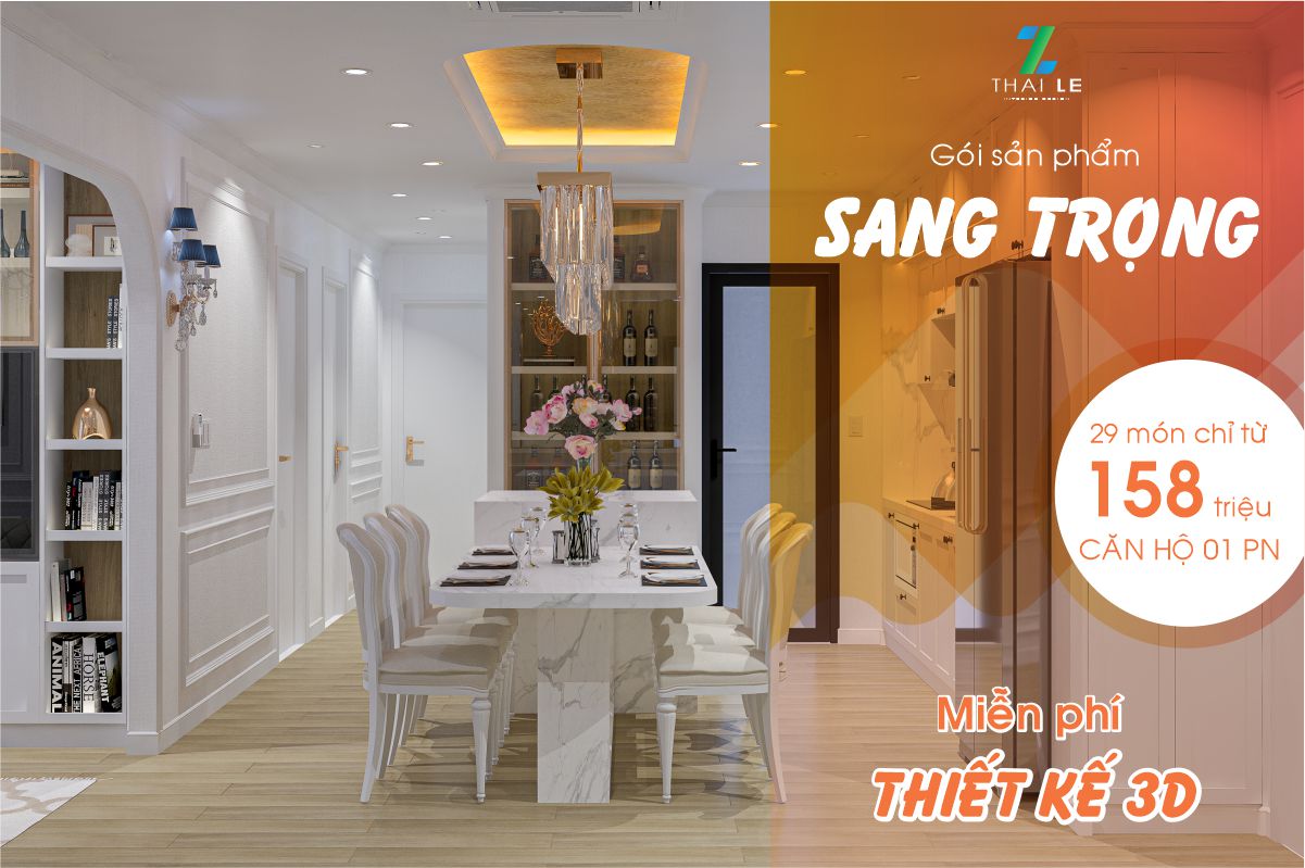 Trọn gói nội thất 18 món chỉ từ 98 triệu